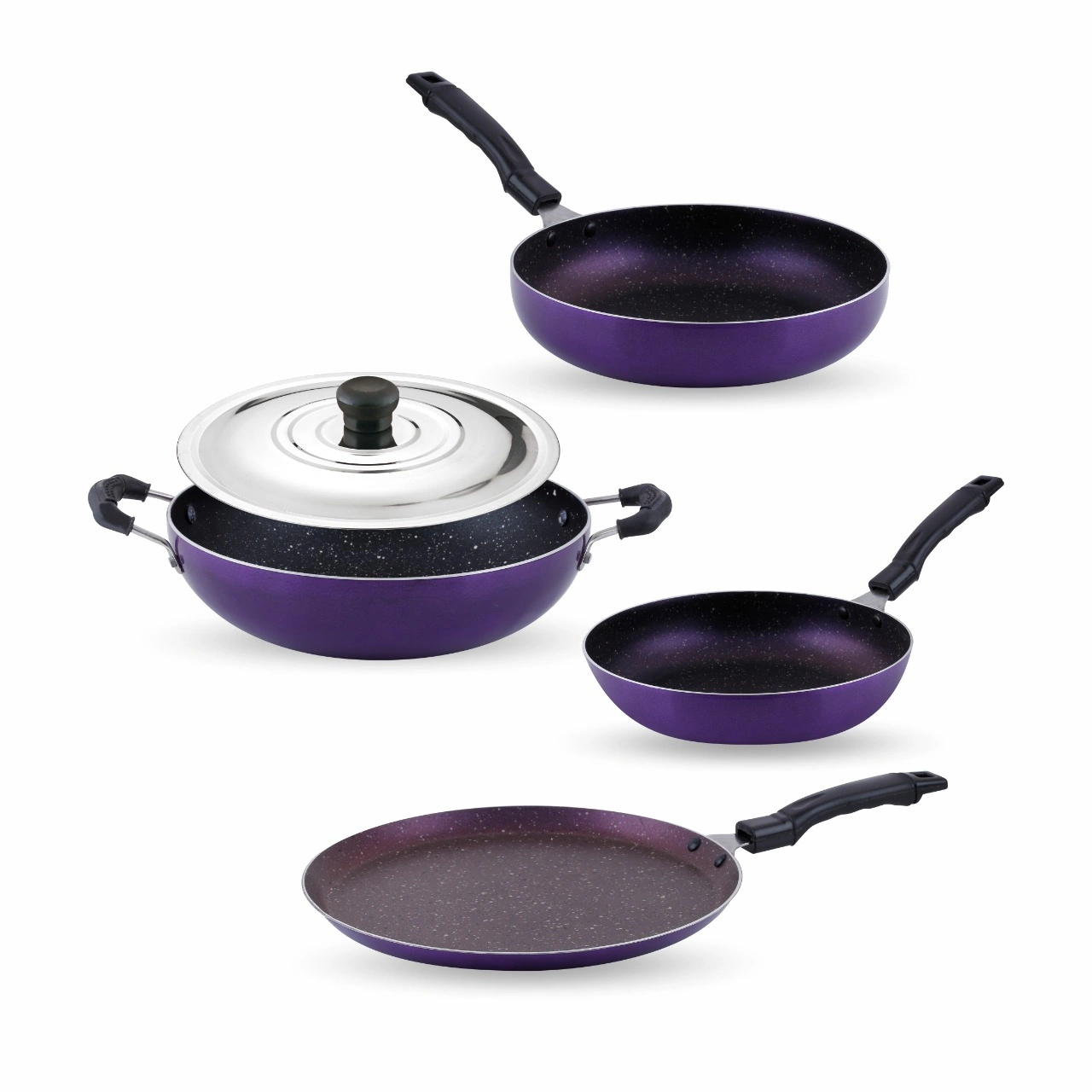 Jaipan Non Stick Gift Set 4 Pcs Purple-1