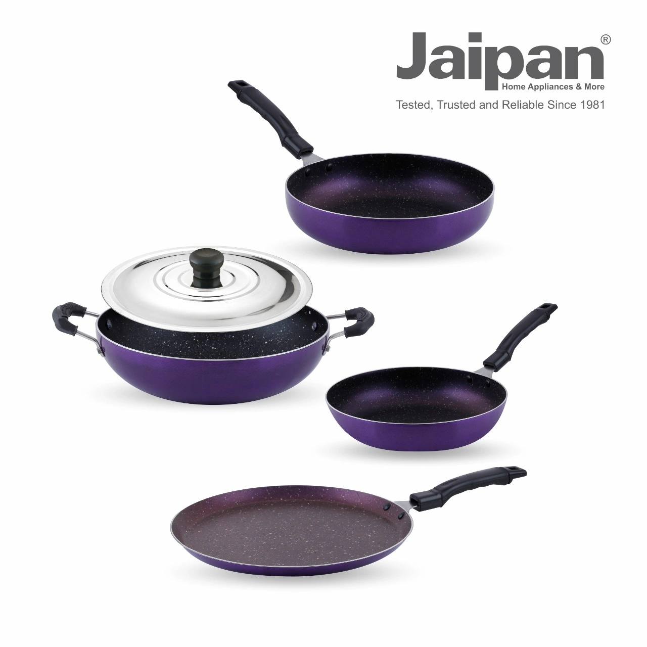 Jaipan Non Stick Gift Set 4 Pcs Purple-00