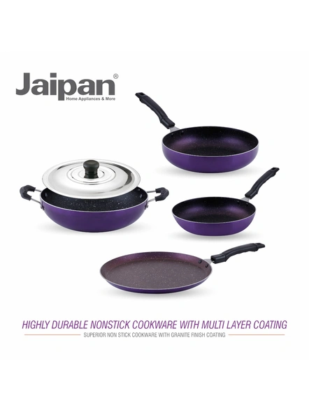Jaipan Non Stick Gift Set 4 Pcs Purple-4