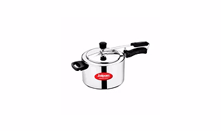 Jaipan Gold 2 ltr Aluminium Pressure Cooker with Inner Lid