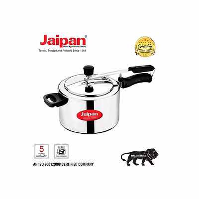 jaipan classic aluminium pressure cooker inner lid (5 liters) ib