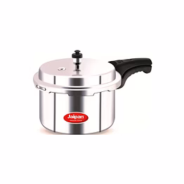 jaipan star 2 ltr aluminium pressure cooker with outer lid, 2