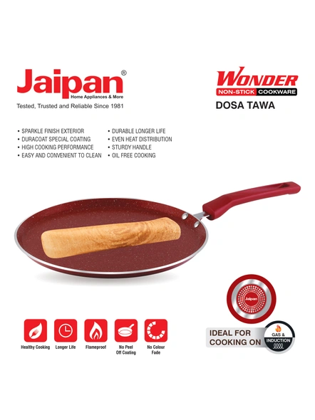 Jaipan Wonder Dosa Tawa 2.8mm 300 mm (IB)-3