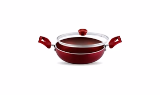Jaipan Wonder Deep Kadhai With Glass Lid 2.8mm 2ltr (IB)