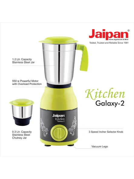 Jaipan Kitchen Galaxy  Mixer 550W-4