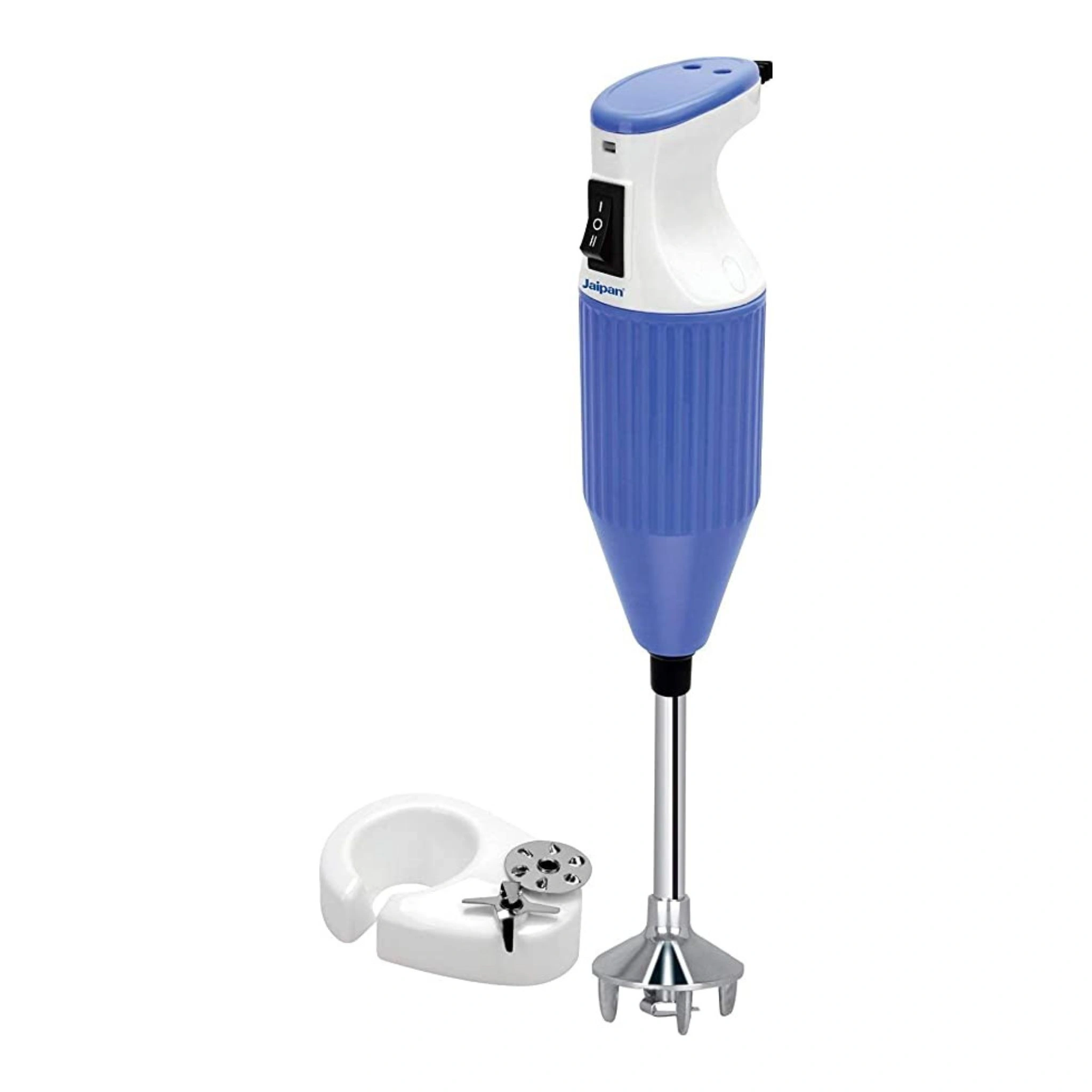 Jaipan JTB-250 Hand Blender, 250W (White and Blue)-1