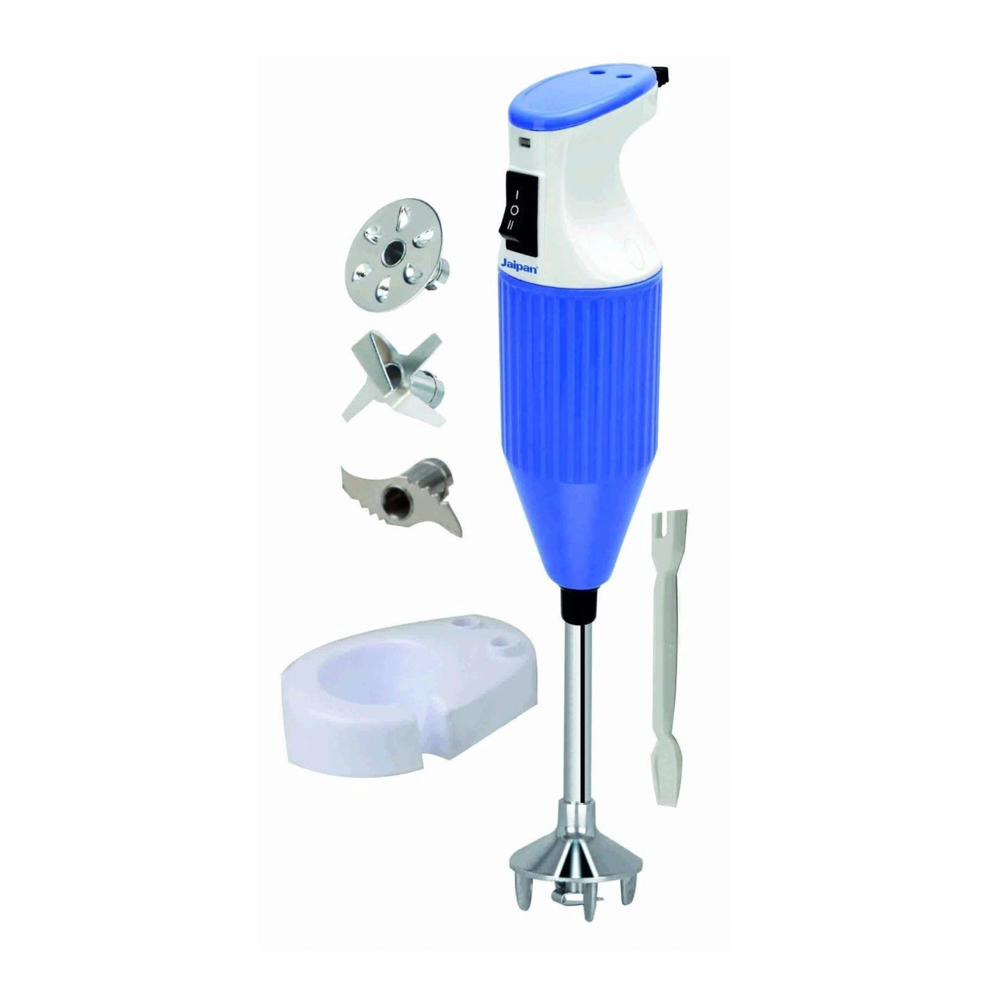 Jaipan JTB-250 Hand Blender, 250W (White and Blue)-2