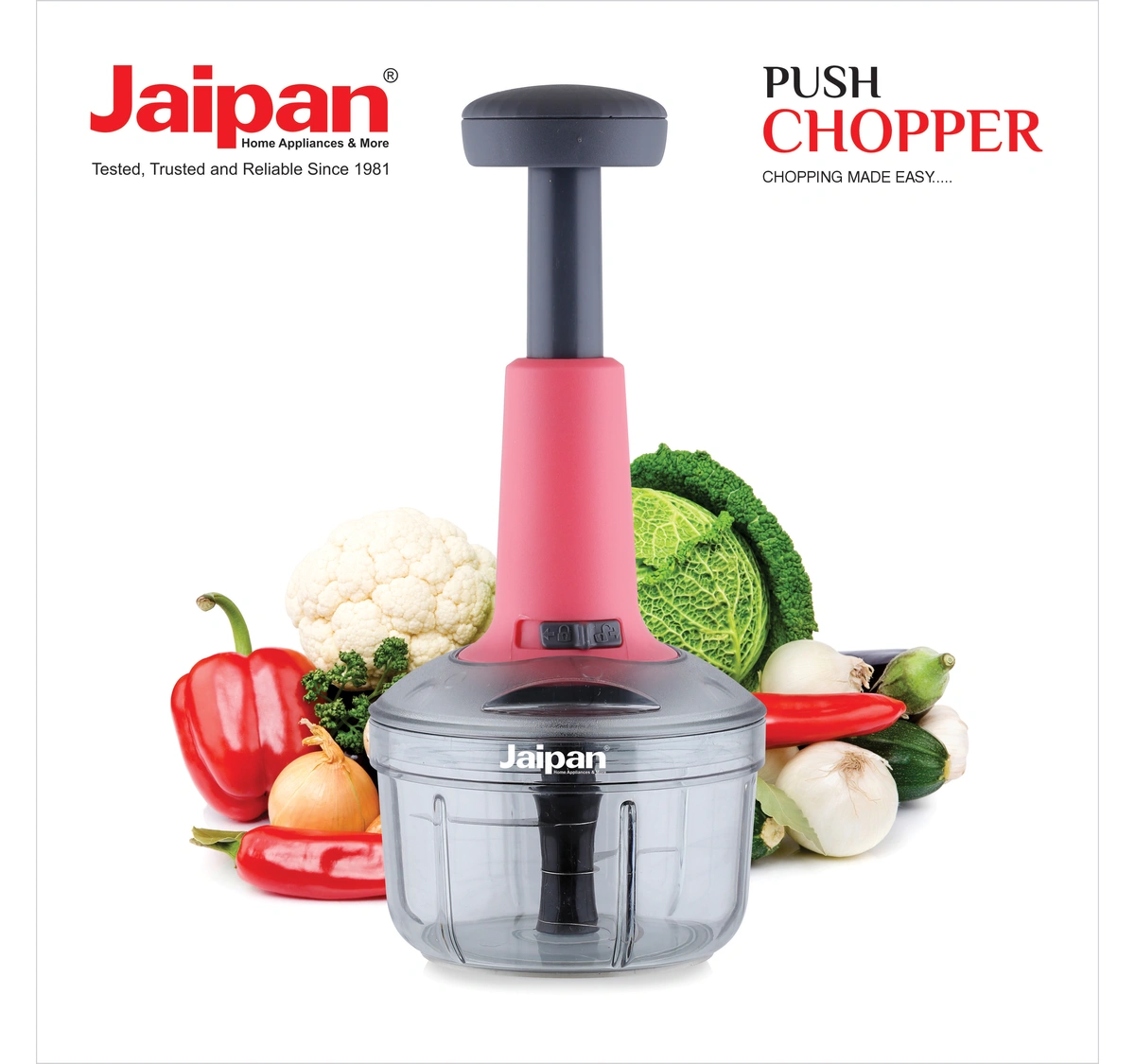 Buy online: Jaipan Push 'N' Chop Vegetable Chopper