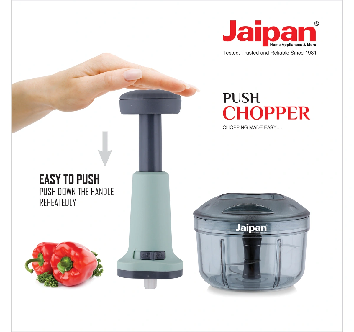 Buy NEWERA 100% vargin pp 2 in 1 Push Chopper Push and Chop Chopper  Vegetable and Fruit Cutter Online at Best Prices in India - JioMart.