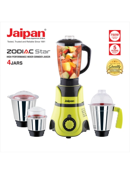 Jaipan (Zodiac) Mixer 850 watts with 4 jar-1
