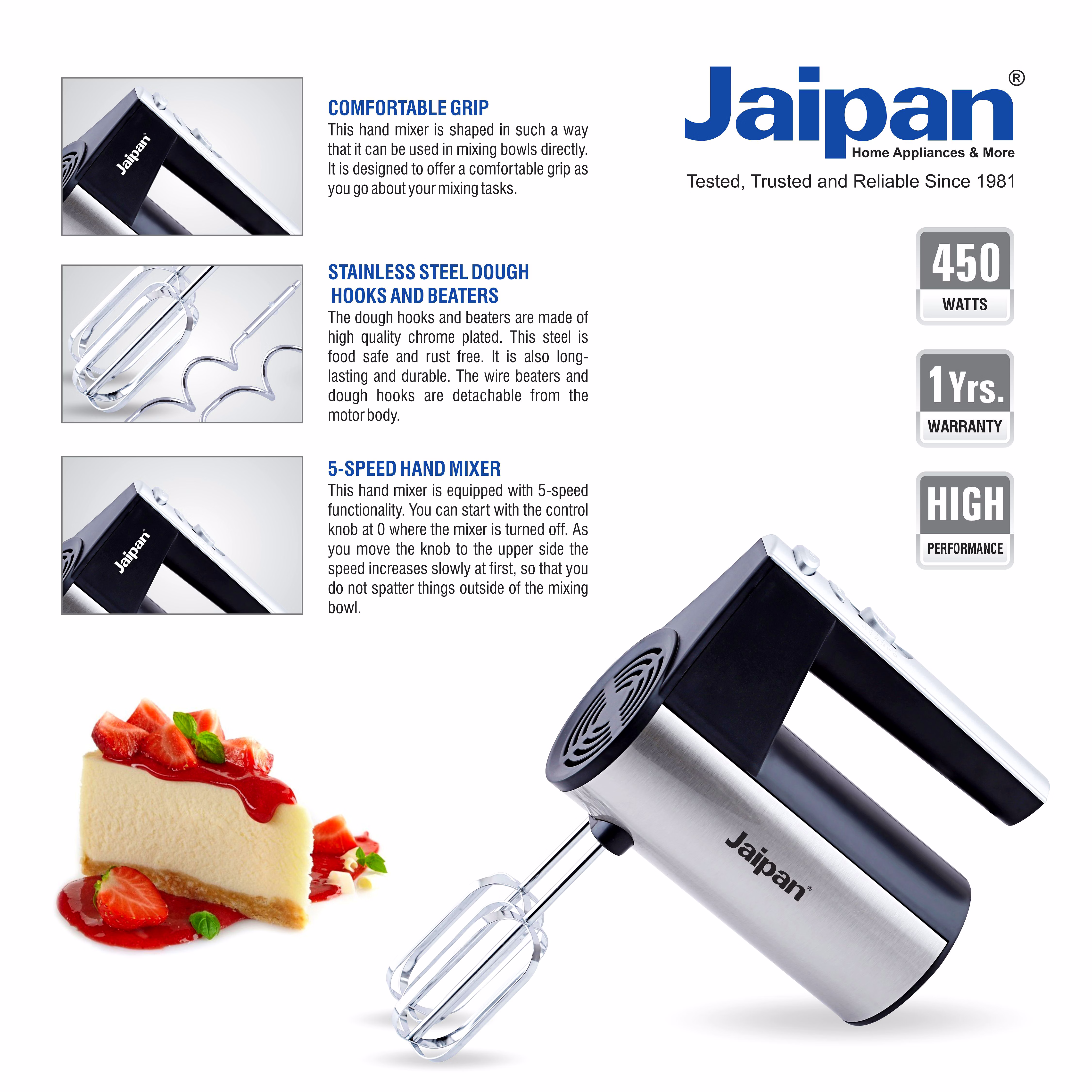 Jaipan Hand Beater 400 watts image 5
