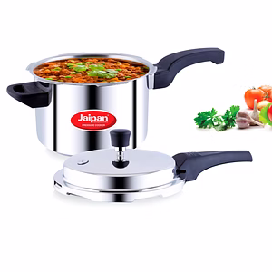 Jaipan SteelX - S 5 Litre Pressure Cooker with Outer Lid