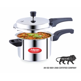 Jaipan SteelX - S 5 Litre Pressure Cooker with Outer Lid