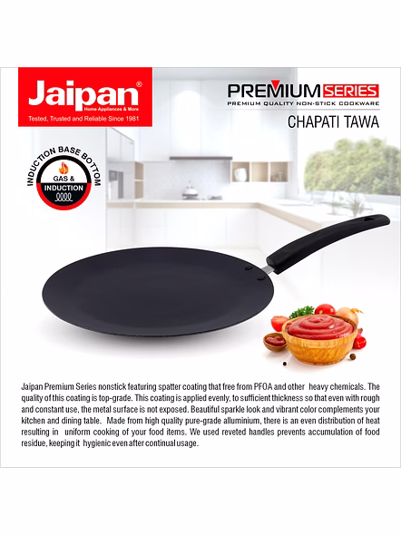 Jaipan Premium Chapati Tawa 280MM Induction Based Bottom-2