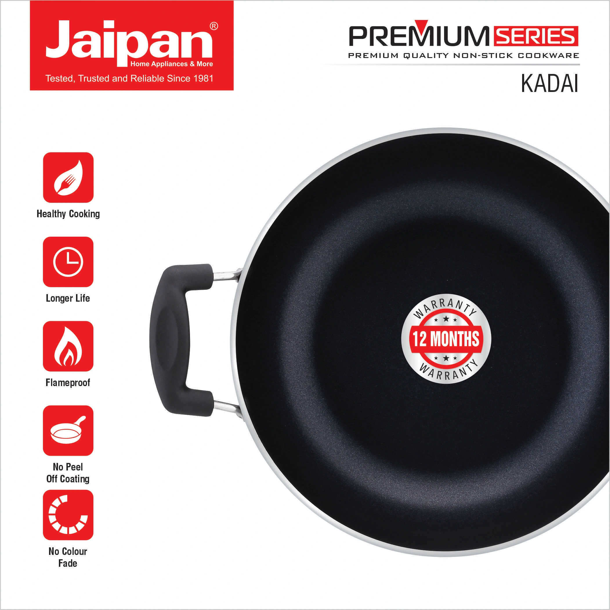 JAIPAN PREMIUM DEEP KADAI 2.5 Ltr Induction Based-2