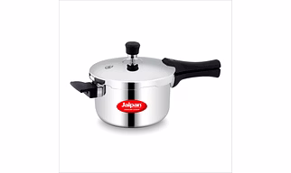 Jaipan Platinum Triply Pressure Cooker 3 Ltr Outer Lid