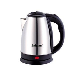 Jaipan 1.8 ltr Electric Kettle, Stainless Steel, 1500W, Silver & Black