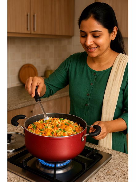 Jaipan Wonder 4.5 ltr Jumbo Biryani Pot-6