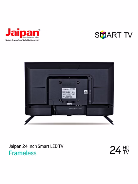 Jaipan 61 cm (24 inches) JP2400WT Smart 4K LED TV Frameless (Black)-3