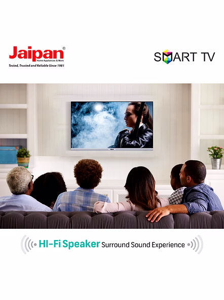 Jaipan 61 cm (24 inches) JP2400WT Smart 4K LED TV Frameless (Black)-4