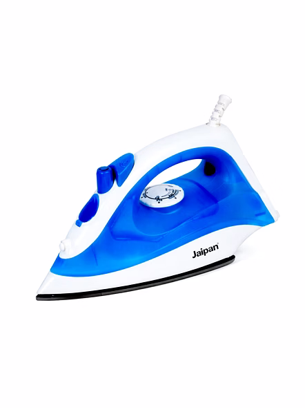 Jaipan Ultra 1200 Watt Steam Iron | Powerful Steam | Non-Stick Sole Plate | Vertical Ironing | 12 Months Manufacturer Warranty | Blue &amp; White Colour-JPUS1225