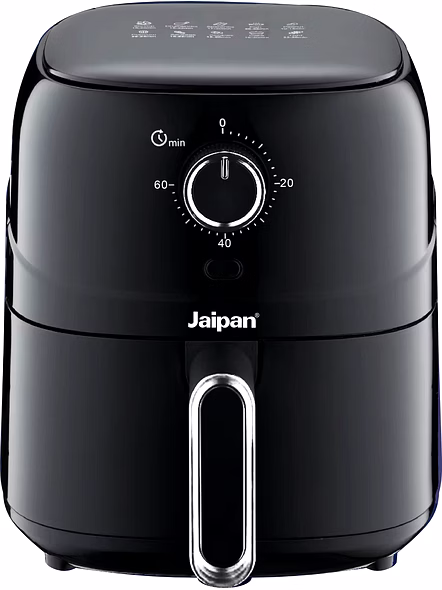 Jaipan Manual Air Fryer, 360° High Speed Air Circulation Technology 1800 W with Non-Stick 3.2 L Basket (Black)-2