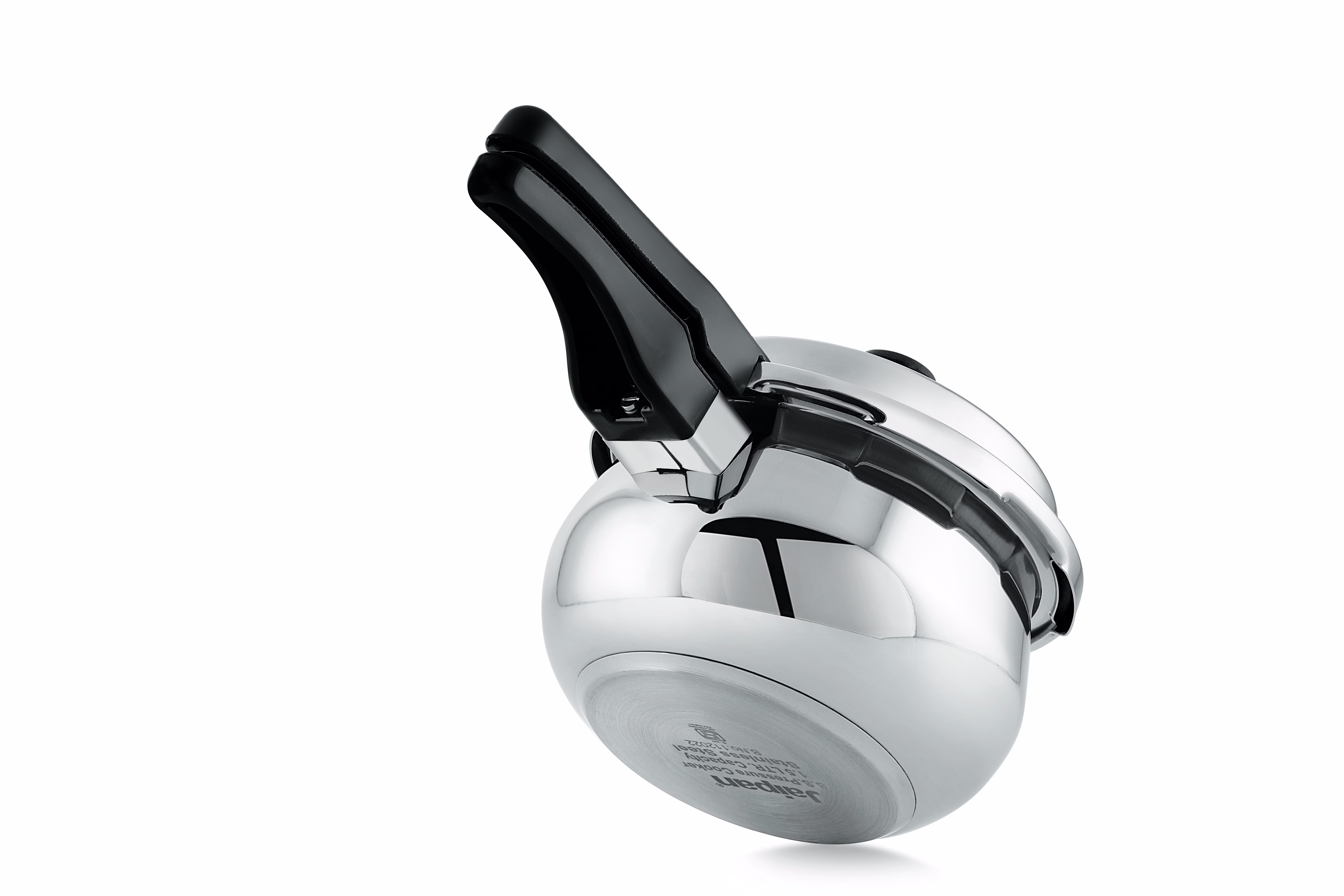 Jaipan Stainless Steel Belly Pressure Cooker 3 litres - Induction Compatible Base image 3