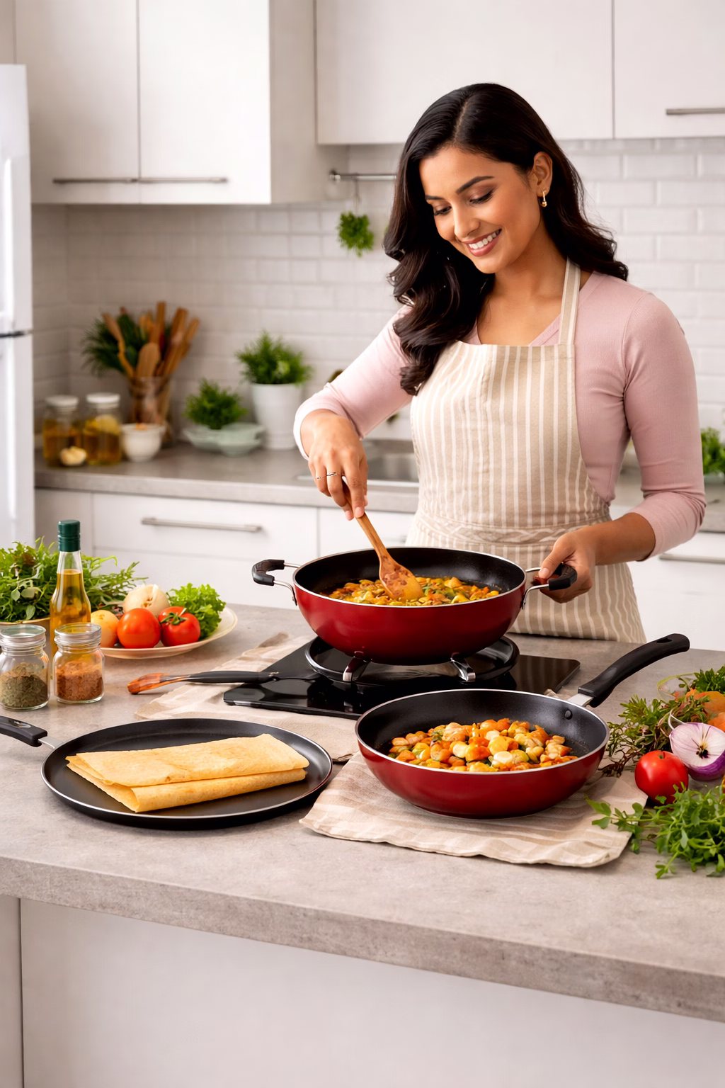 Jaipan Royal Series 3pcs Gift Set with SS Lid, Induction Bottom - Premium Stainless Steel Cookware image 7