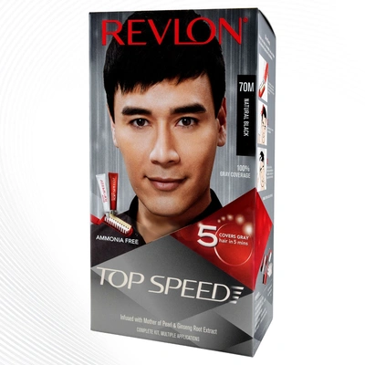 Revlon Top Speed Hair Color 70M Natural Black