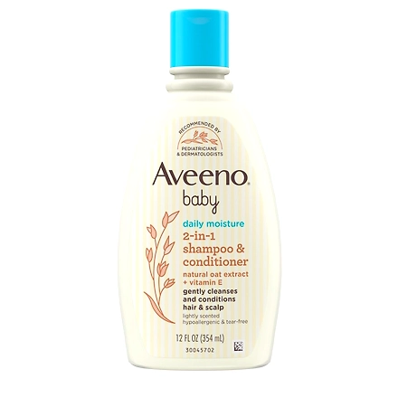 Aveeno Baby Daily Moisture 2-In-1 Shampoo &amp; Conditioner-MS397