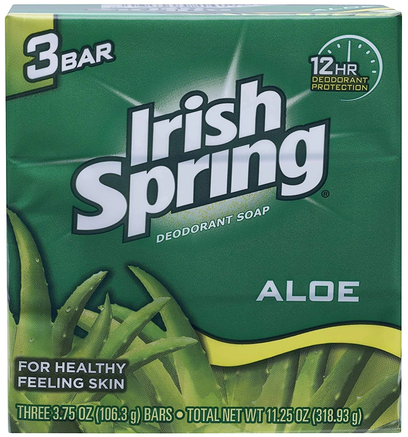 Irish Spring Aloe Soap Bar-MS409