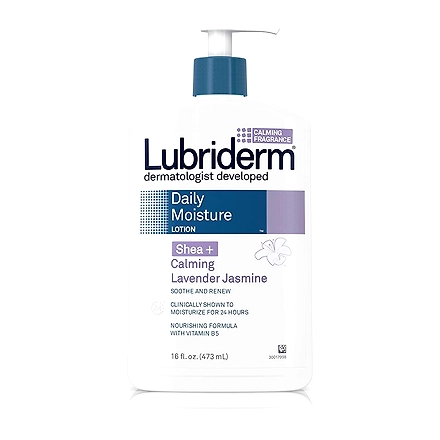 Lubriderm Daily Moisture Lotion Shea + Calming Lavender Jasmine-MS420