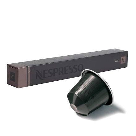 Nespresso Nestle Coffee Pods-10 Capsules (Roma)-MS705