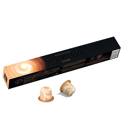 Nespresso Nestle Coffee Pods-10 Capsules (Chiaro)-MS715