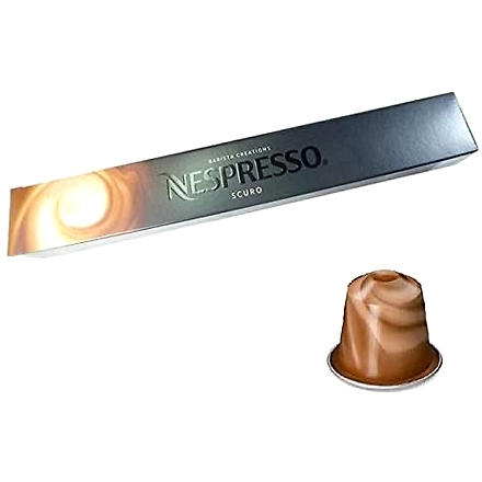 Nespresso Nestle Coffee Pods-10 Capsules (Scuro)-MS716