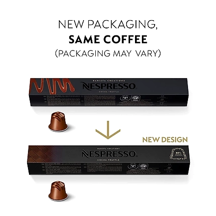 Nespresso Nestle Coffee Pods-10 Capsules (Cocoa Truffle)-MS720