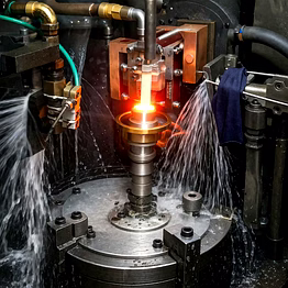 ball pin induction hardening coil – custom copper heat treatment coil | tech sukratu