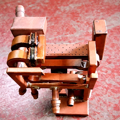 lathe bed induction hardening coil – custom copper heat treatment coil | tech sukratu