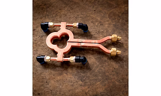 Profile Induction Hardening Coil with Locking and Quench – Custom Copper Heat Treatment Coil | Tech Sukratu