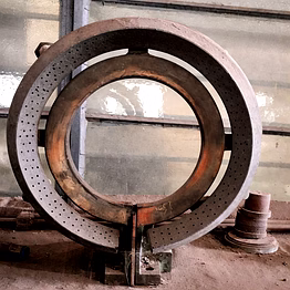 angle face induction hardening coil with quench – custom copper heat treatment coil | tech sukratu