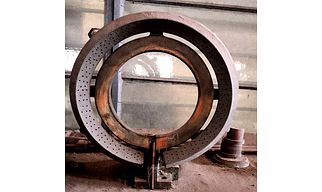 Angle Face Induction Hardening Coil with Quench – Custom Copper Heat Treatment Coil | Tech Sukratu