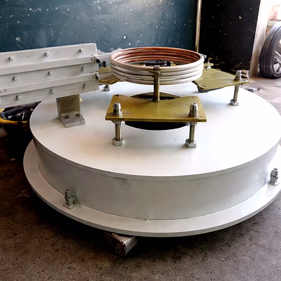 big shaft induction hardening coil – custom copper heat treatment coil | tech sukratu