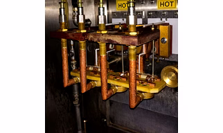 4-Station Induction Hardening Coil with Integrated Quench – Custom Copper Heat Treatment Coil | Tech Sukratu