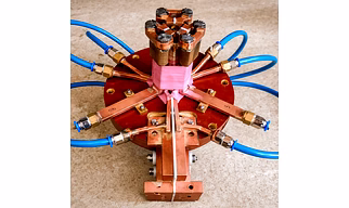 Scanning Mouth Induction Hardening Coil with Quench – Custom Copper Heat Treatment Coil | Tech Sukratu