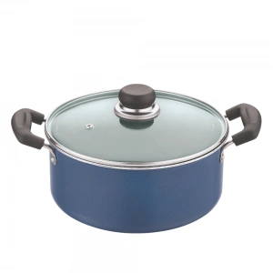 Vinod Zest Non Stick Casserole With Glass Lid - 26 Cm, 7 L-3115