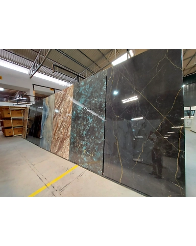 Glazed Polished Porcelain Slab Tile-1