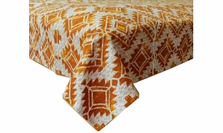 Hand Printed Cotton Rectangular Tablecloth/Table Cover