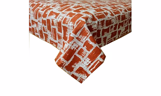 Hand Printed Cotton Rectangular Tablecloth/Table Cover