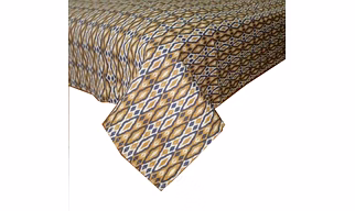 Hand Printed Cotton Rectangular Tablecloth/Table Cover