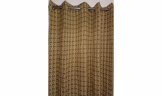 Printed Non Transparent Cotton Door Curtain(Pack of 1)